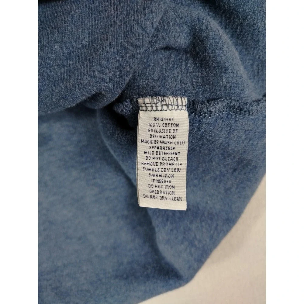 Polo Ralph Lauren Sweater Mens Medium Blue Cotton 1/4 Zip Preppy Pullover Office
